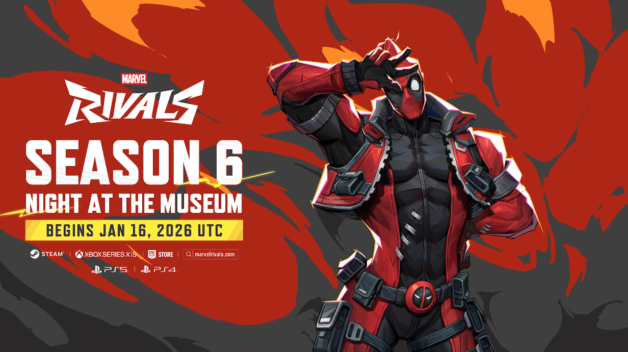 Marvel Rivals Season 6 Brings Deadpool: Night at the Museum Launches January 2026