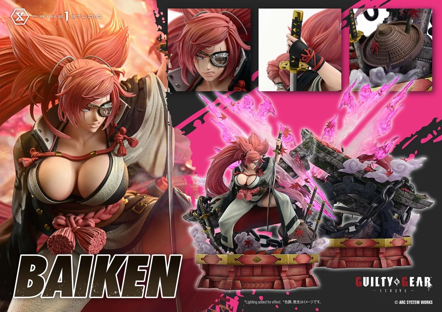 Guilty Gear Strive Baiken 1/4 Scale Figure Pre-Orders Open: Prime 1 Studio's 80cm Masterpiece Limited to 400 Units - RyuArcade