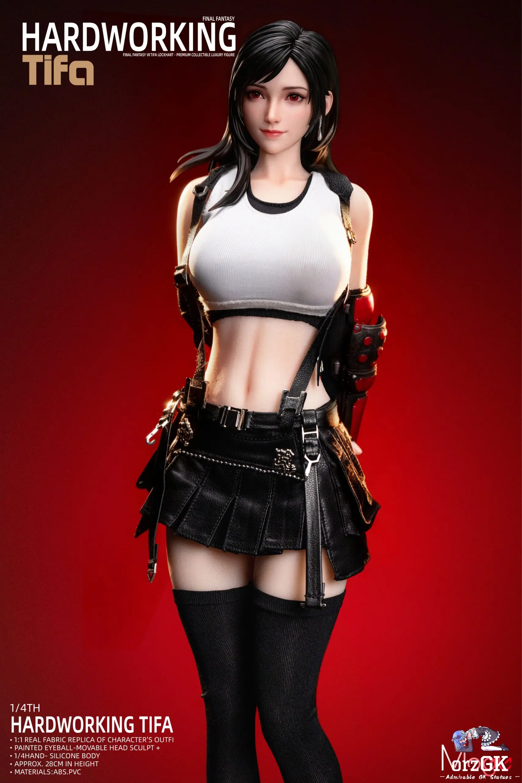 MoGu Studio Unveils Stunning Tifa Lockhart 1/4 Scale Action Figure with Real Fabric Outfit - RyuArcade