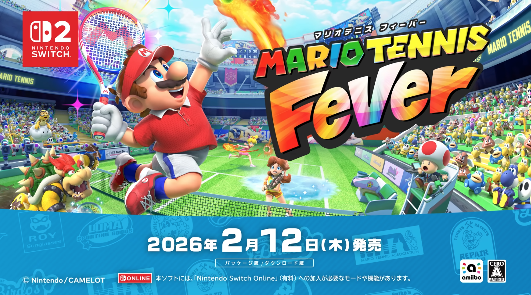 Mario Tennis Fever Serves Up 38 Characters and Fever Rackets for Nintendo Switch 2 - RyuArcade