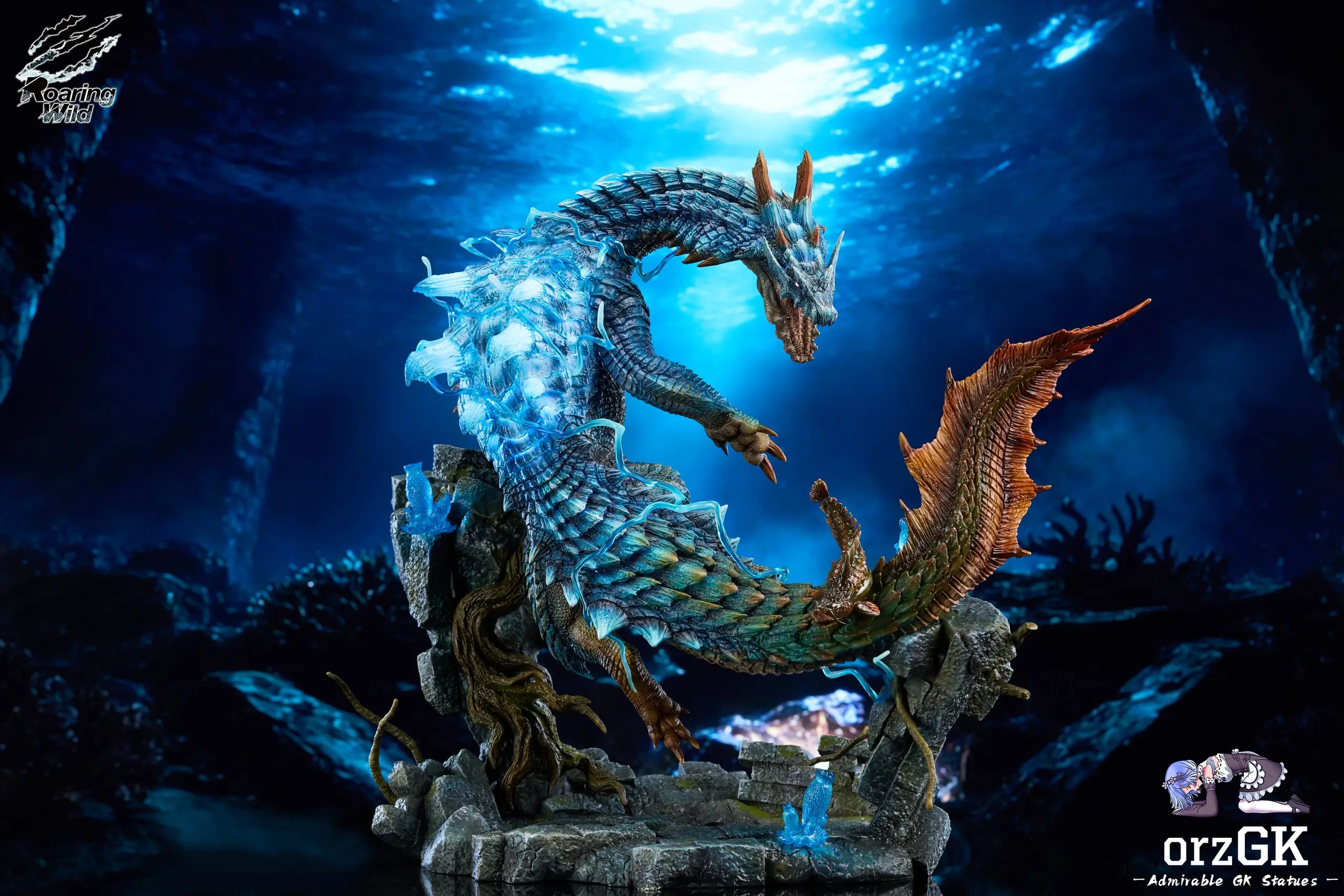 Roaring Wild Studio Unleashes Electrifying Lagiacrus Statue for Monster Hunter Fans - RyuArcade