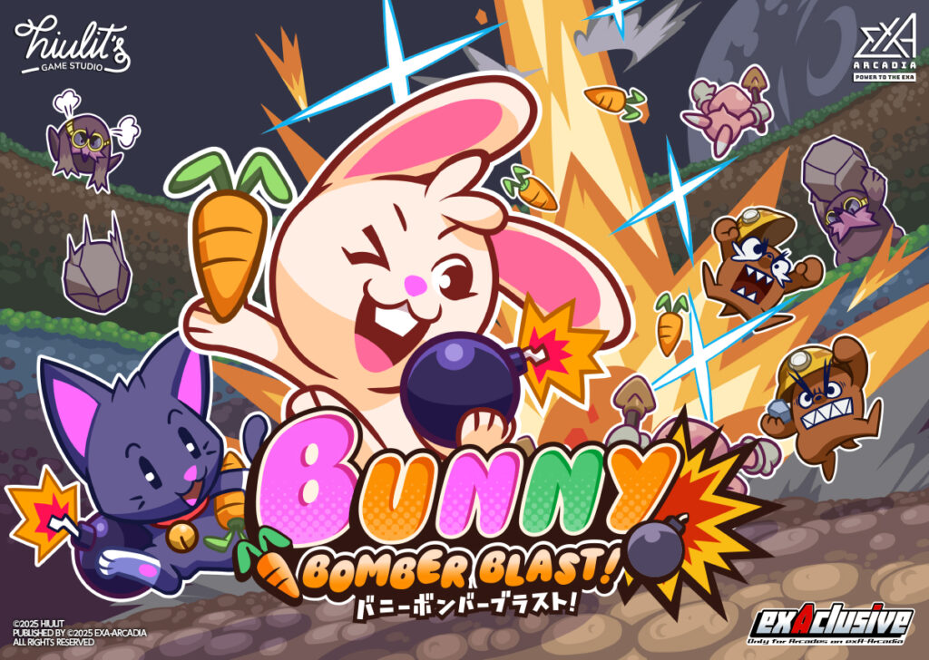 Bunny Bomber Blast Launches on exA-Arcadia with 2-Player Action - RyuArcade
