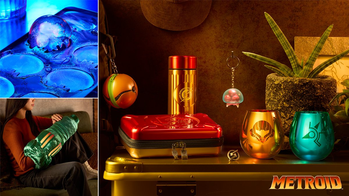 Nintendo Launches Metroid Merchandise Line with Arm Cannon Pillow