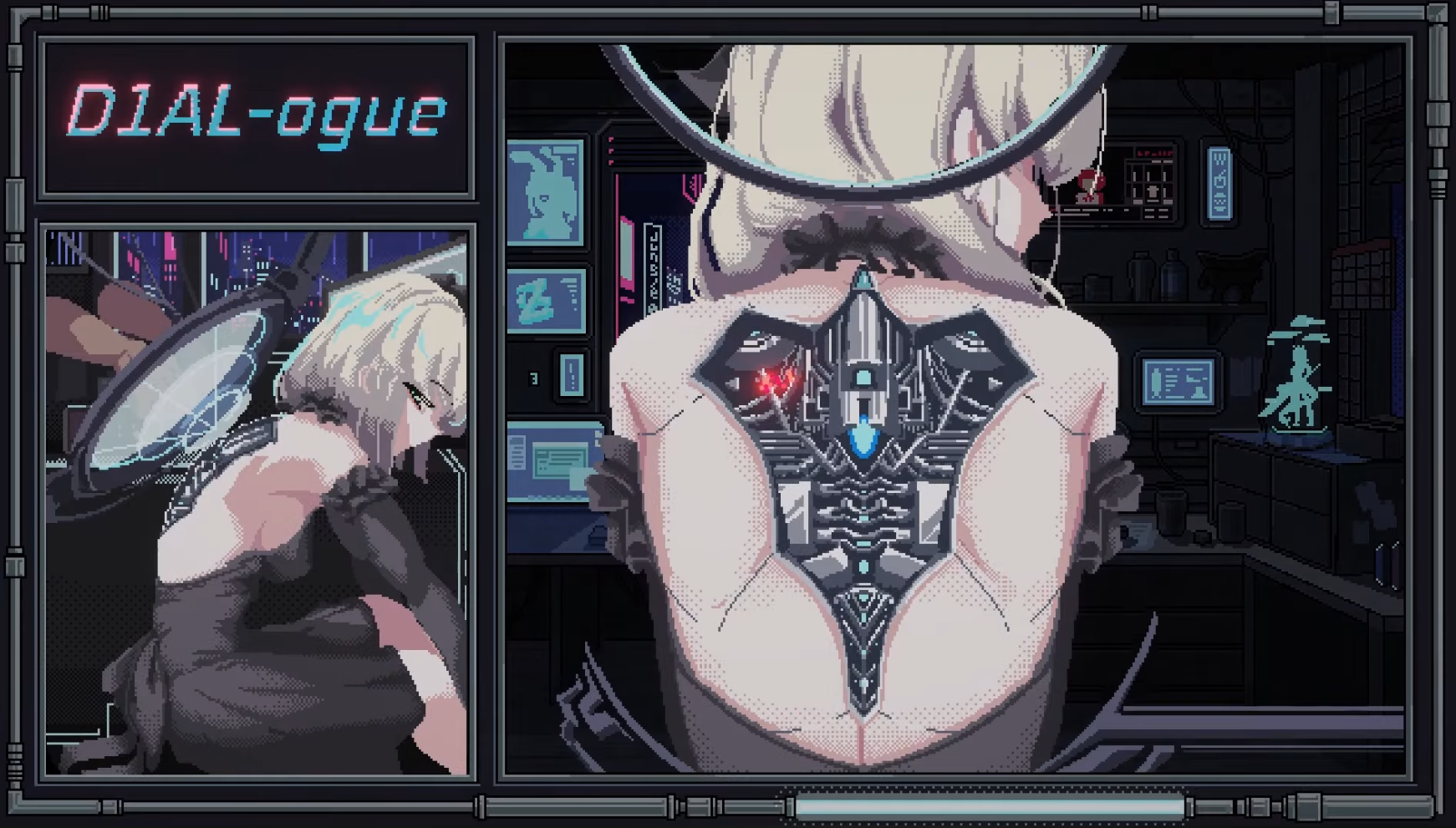D1AL-ogue Brings Free Cyberpunk Android Repair Puzzles to Steam January 29