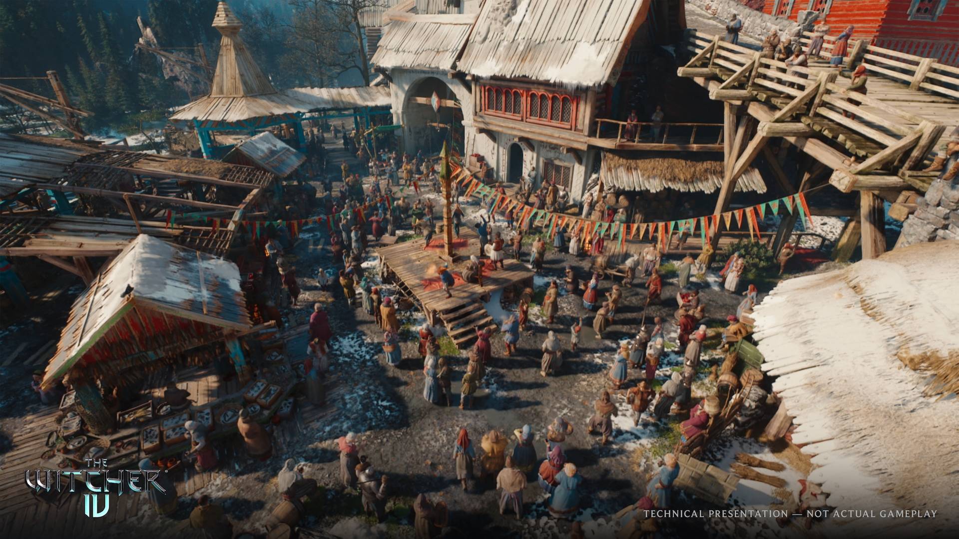 The Witcher 4 - Village marketplace