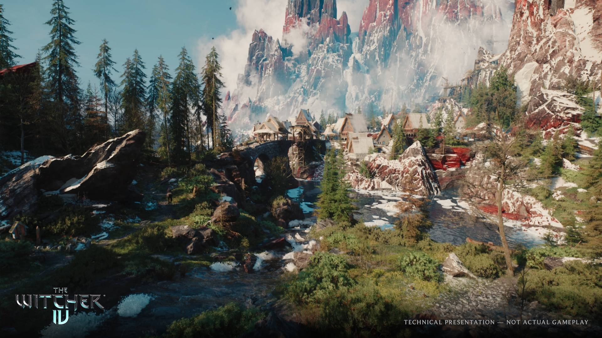 The Witcher 4 - Mountain village landscape