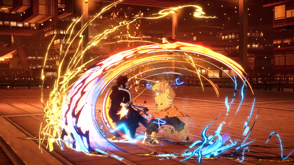 Zenitsu Infinite Castle Arc gameplay