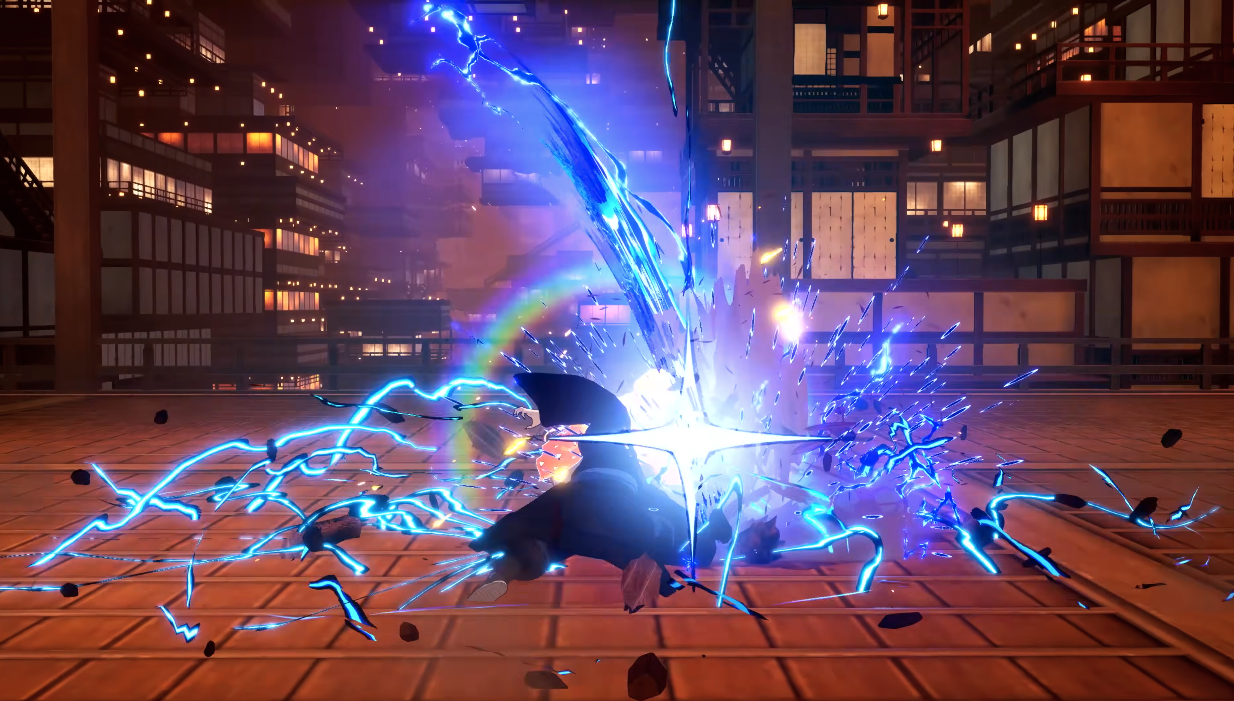 Zenitsu Thunder Breathing attack