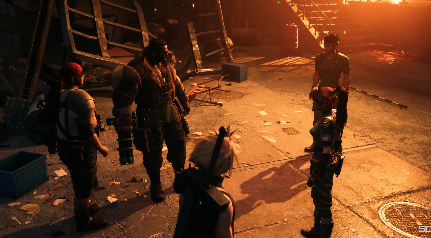 Barret Wallace character introduction