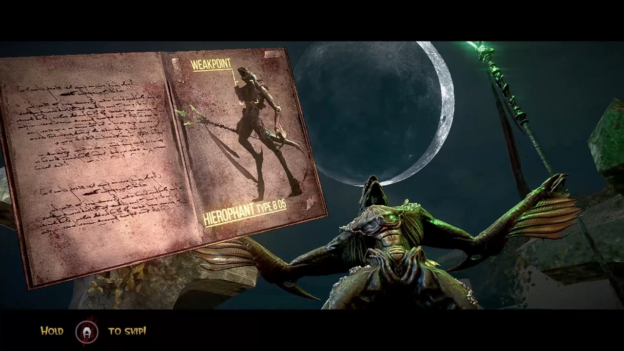 The Hierophant boss battle showcases the new Creature Registration File system