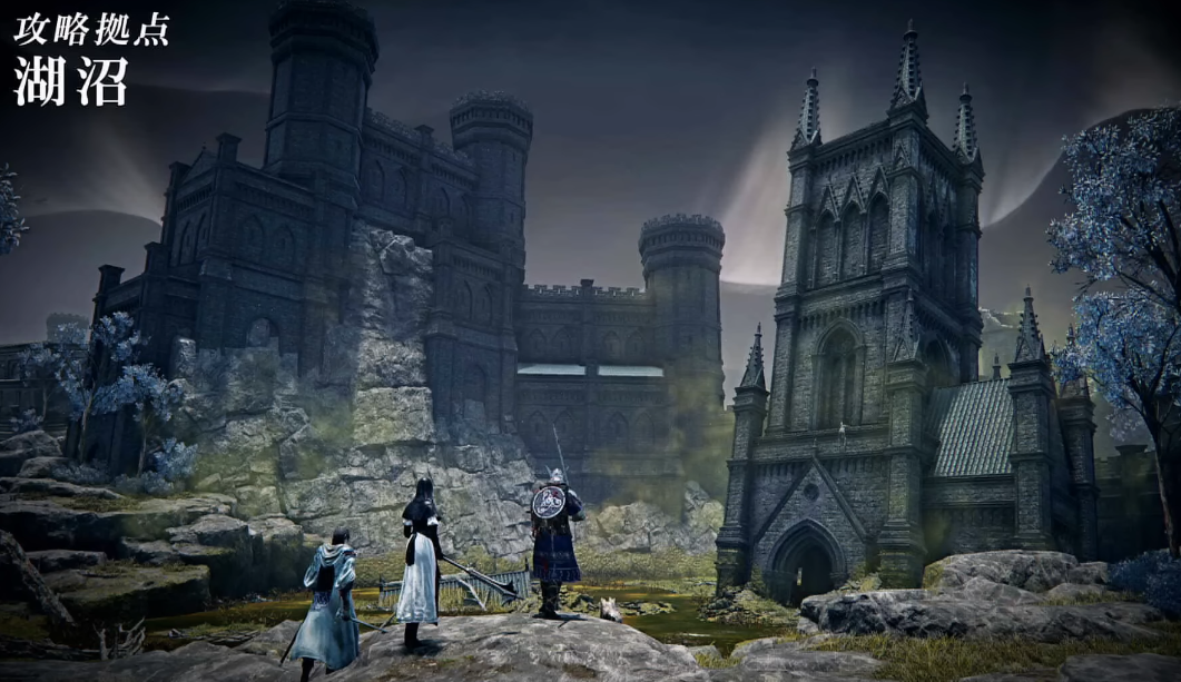 Lake and marshland area in The Forsaken Hollows