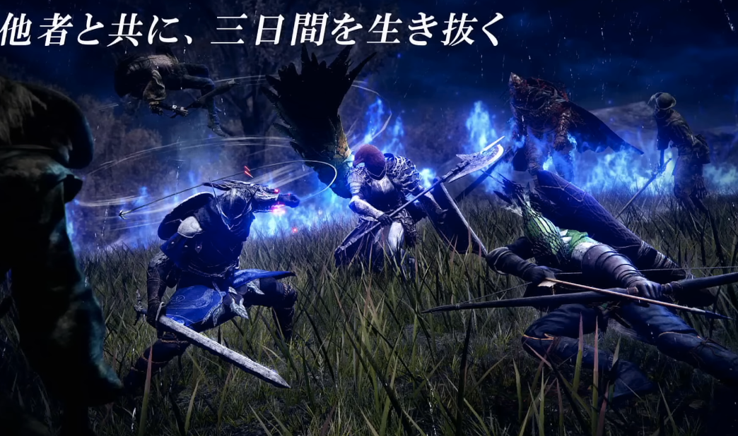 3-player co-op combat in Elden Ring Nightreign