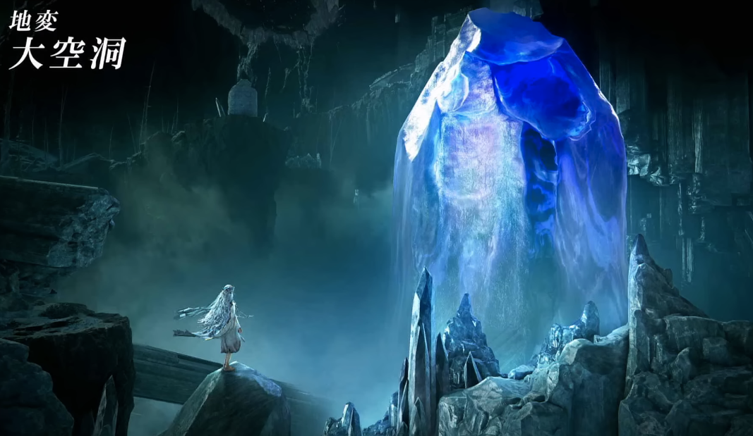 The Forsaken Hollows crystal cavern
