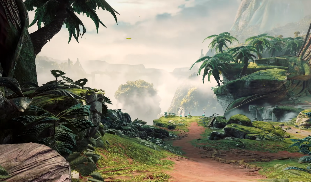 Lush jungle environments await exploration on alien worlds