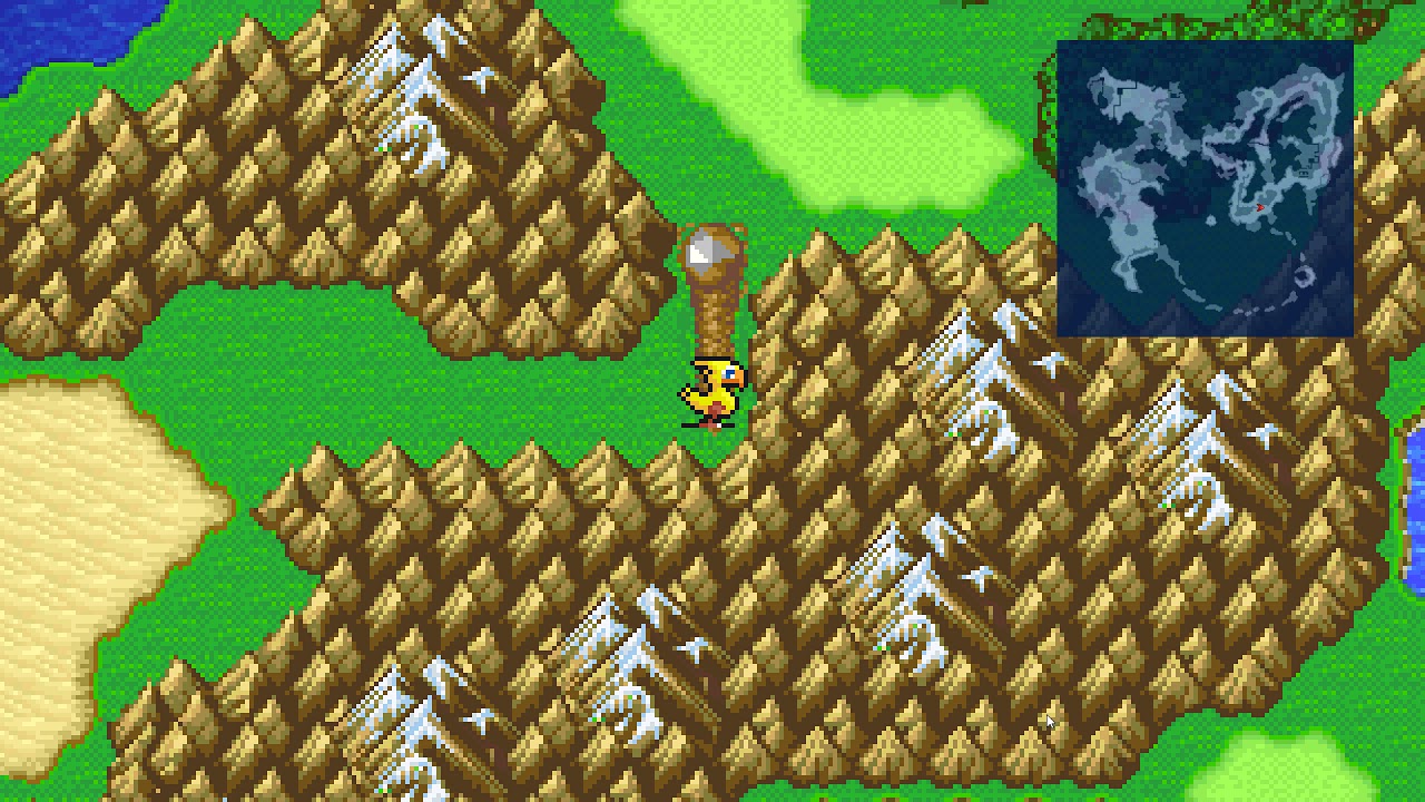 Pixel Remaster town exploration