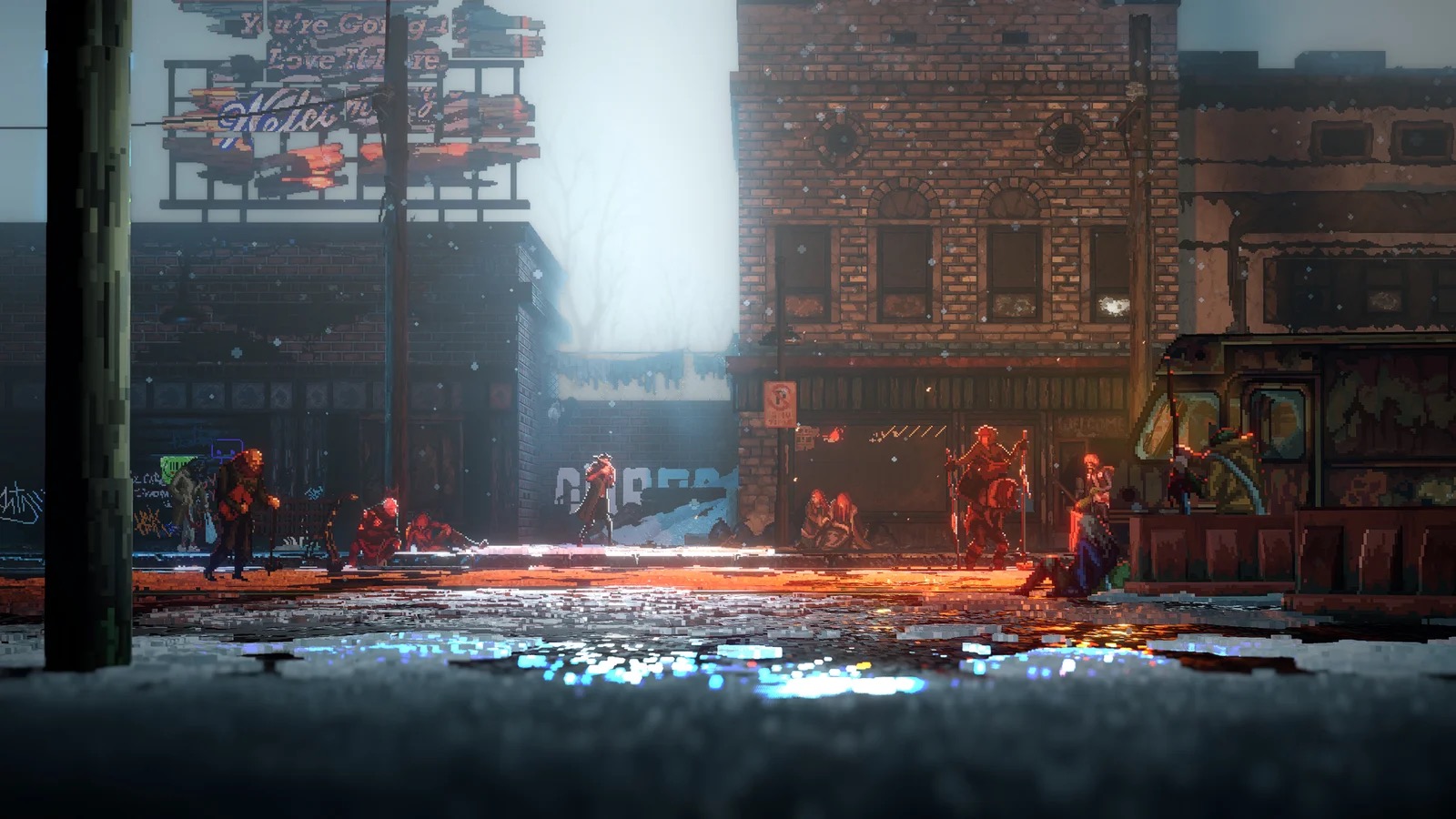 REPLACED gameplay showing R.E.A.C.H. in Phoenix City