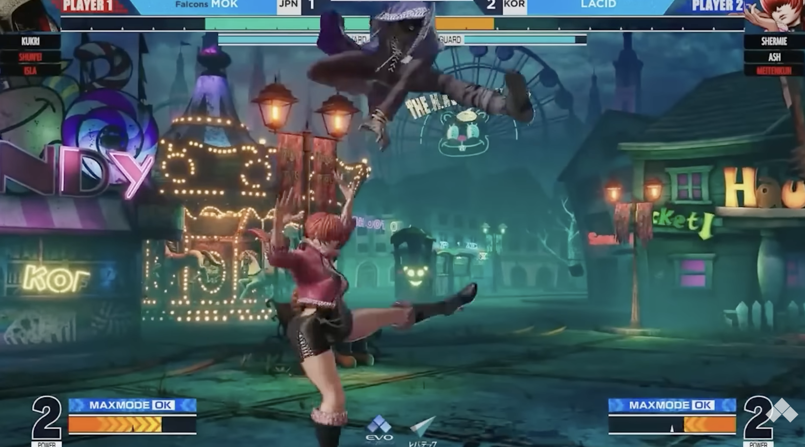 Game lineup for EVO Japan 2026