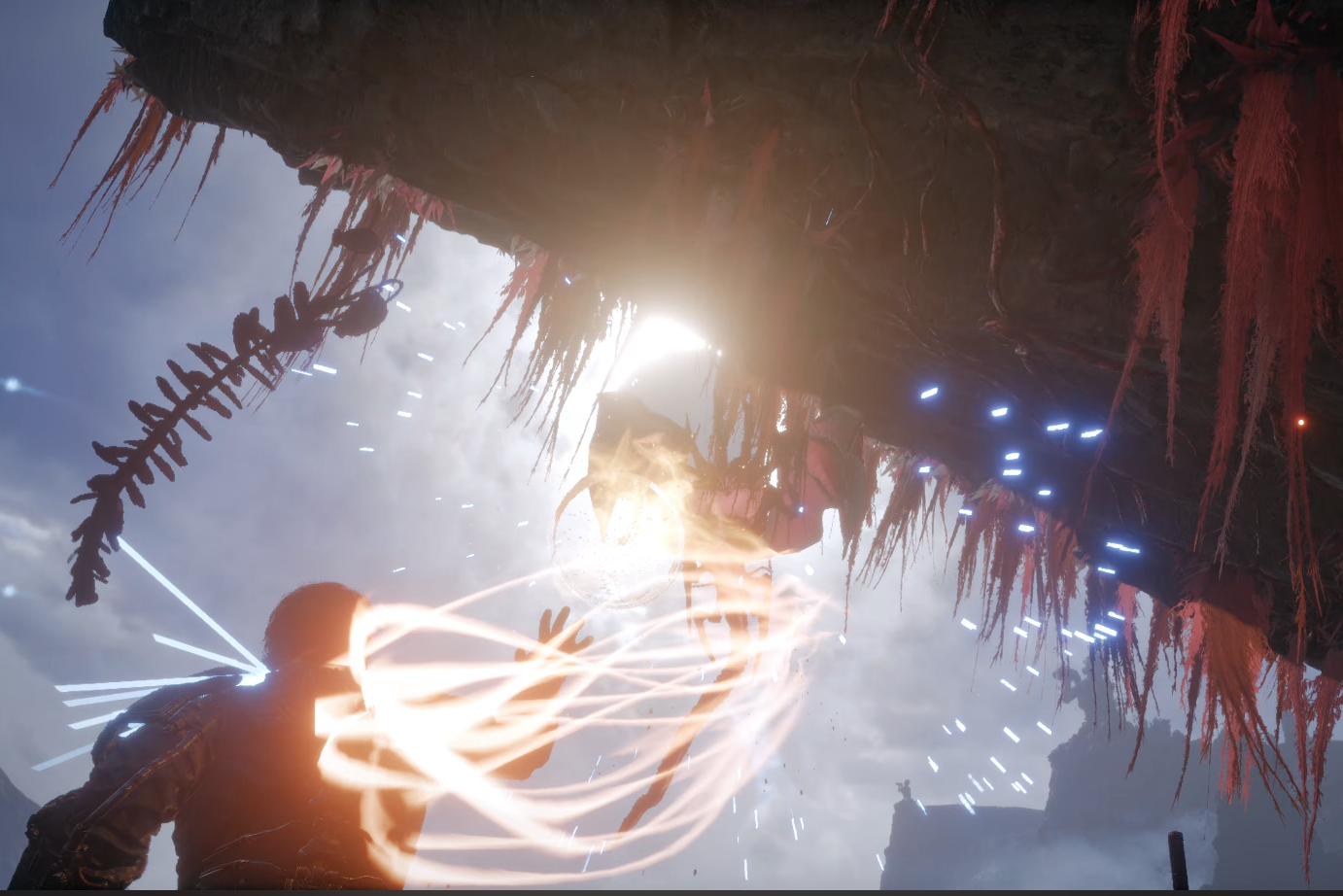 The eclipse looms over everything