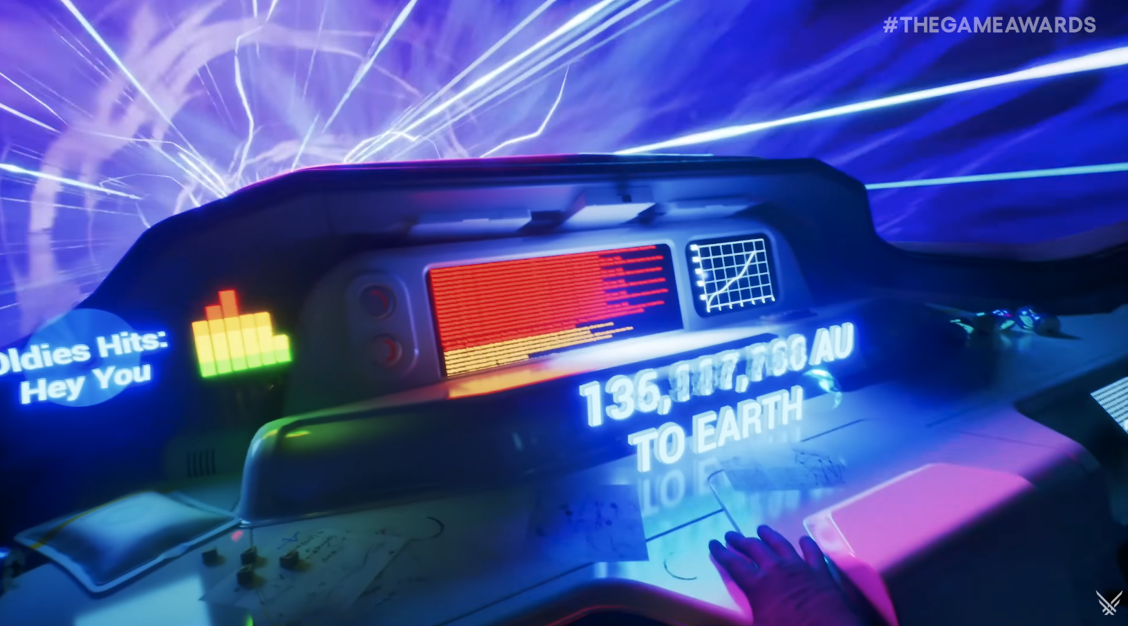 The alien forest emerges from the fog