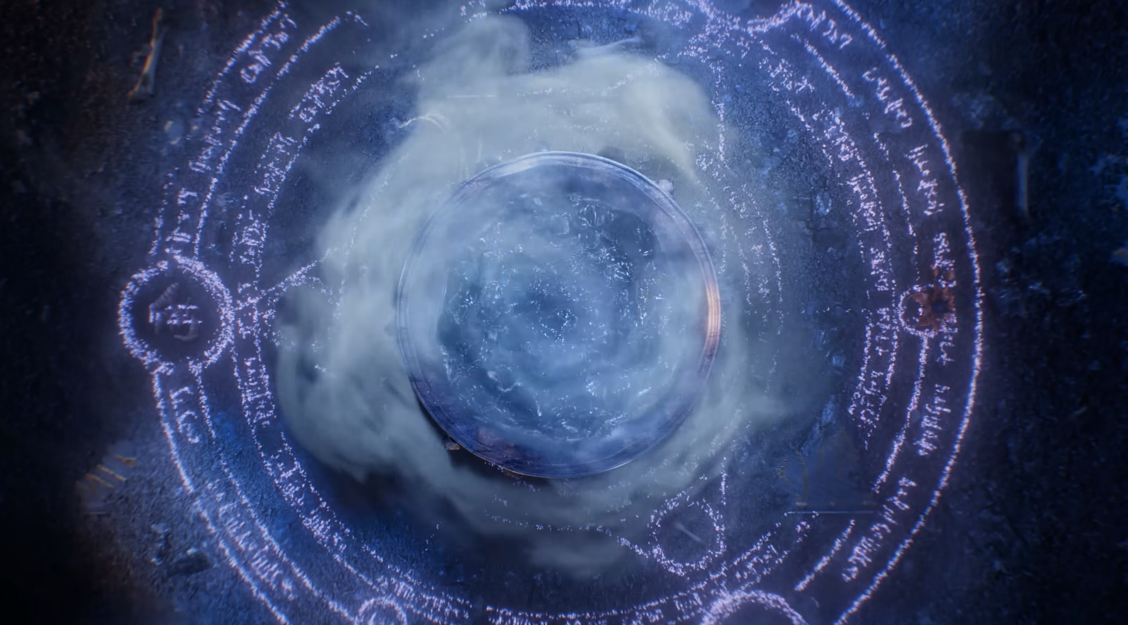 Combat blends magic and melee