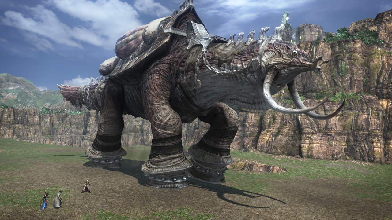 The massive Adamantoise - Gran Pulse's most iconic challenge