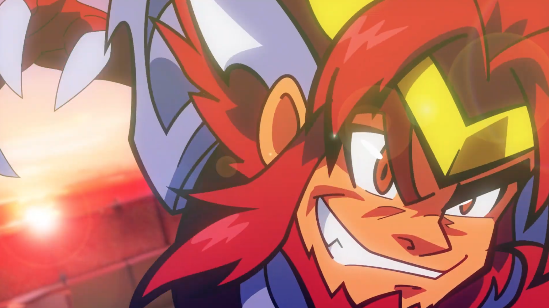 New Hope City environment showcasing the game's visual style