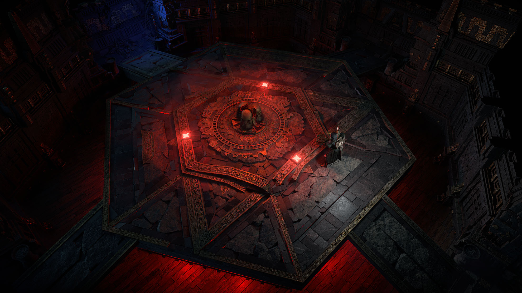 Ancient Vaal corruption altar in Path of Exile 2
