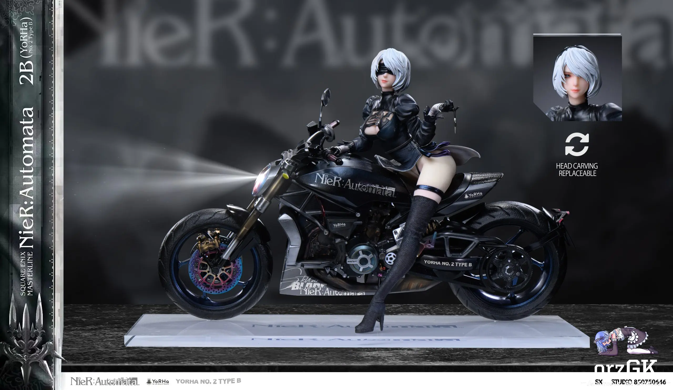 Detailed view of 2B figure