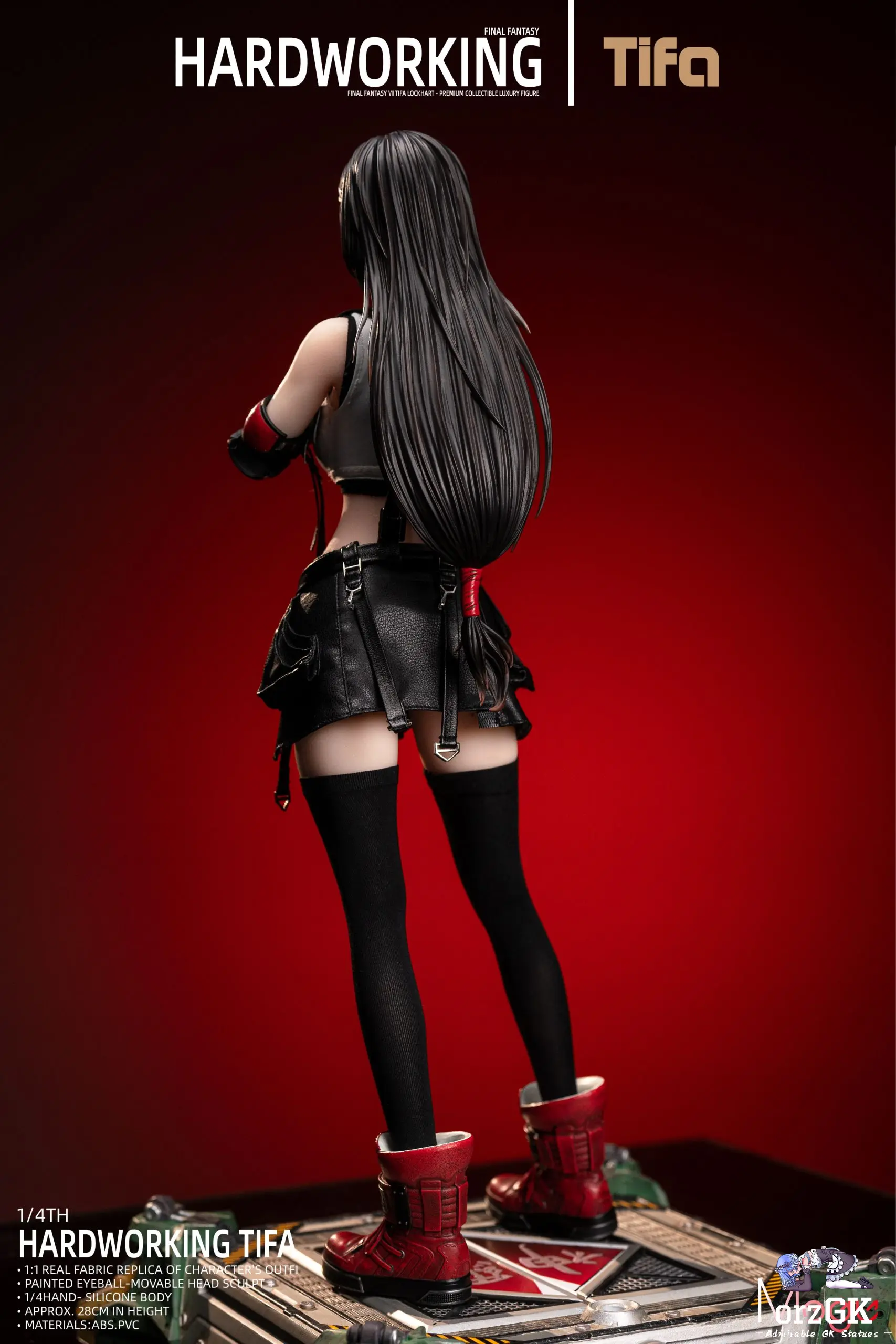 Back view showing hair detail