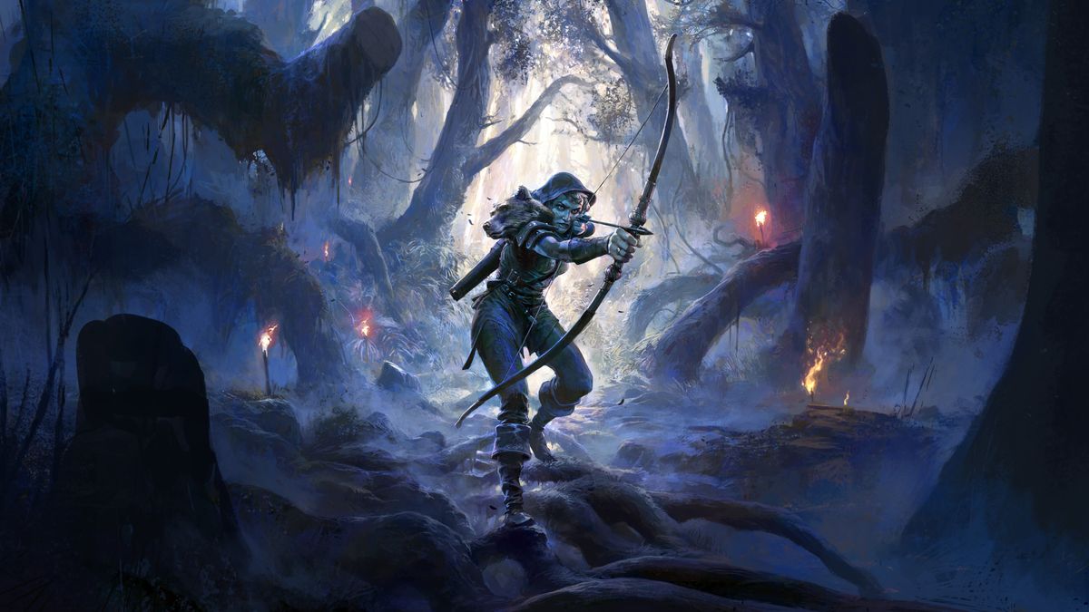 Ranger class artwork showcasing the agile archer