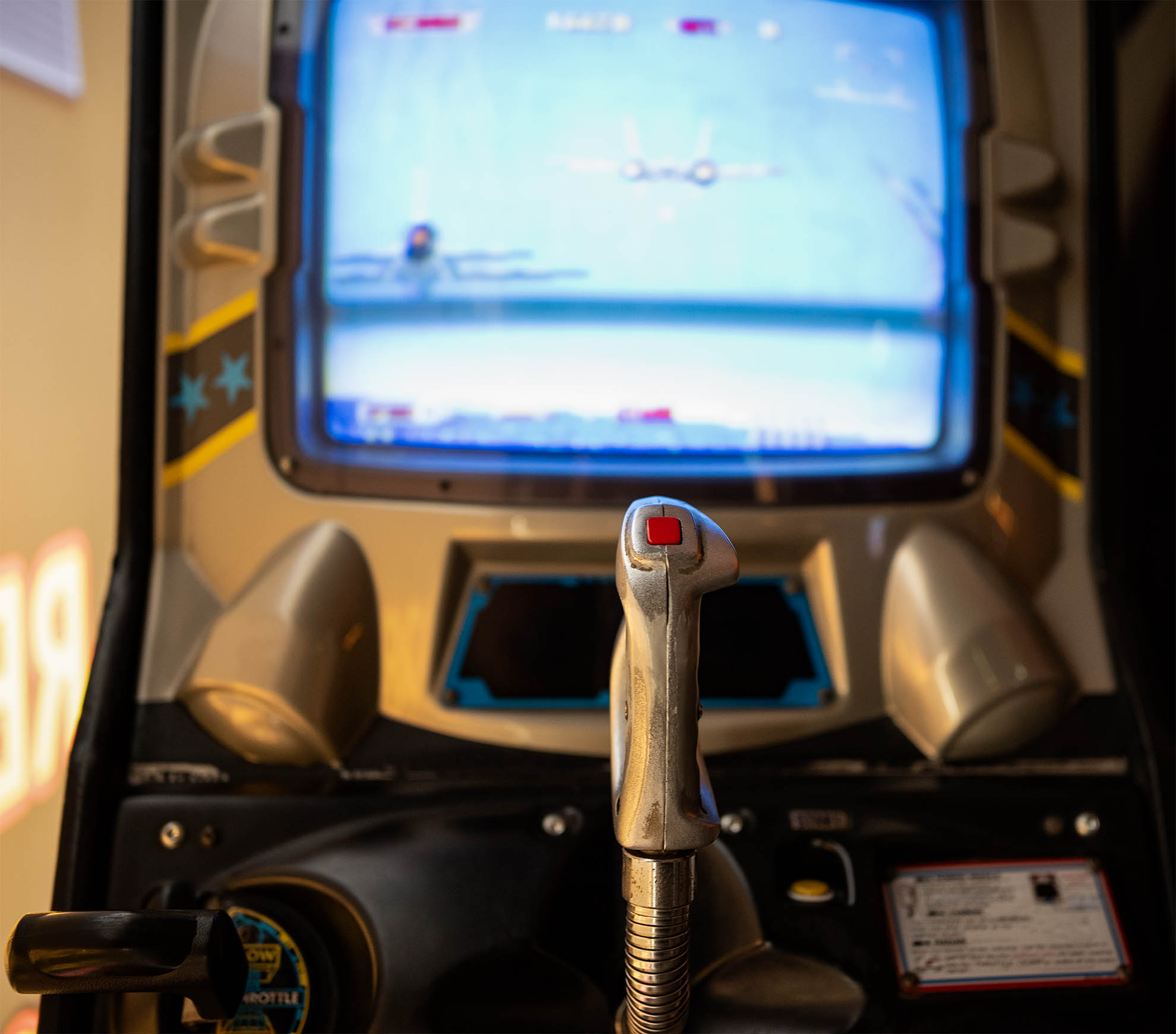 After Burner cockpit with controls