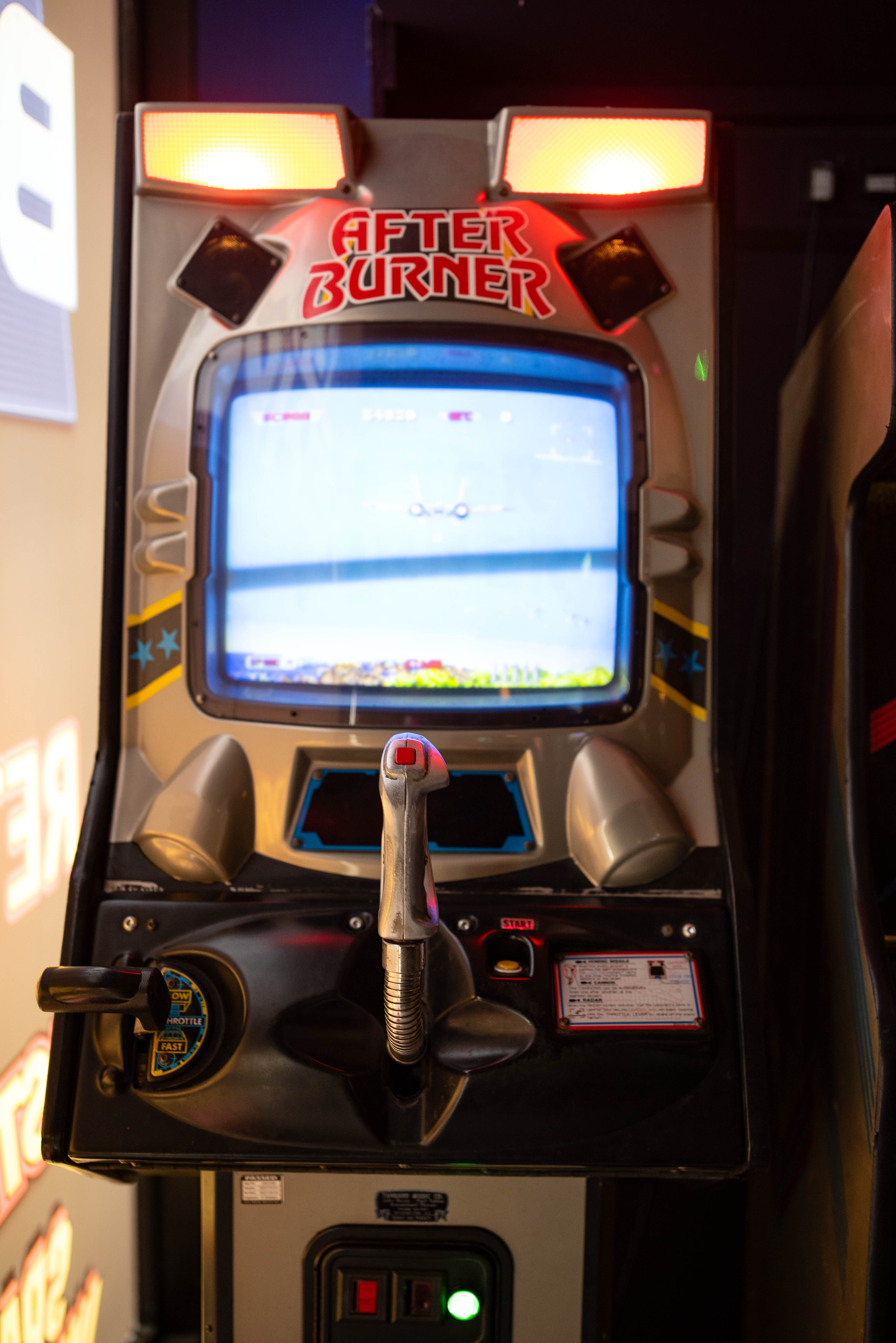 After Burner deluxe cockpit interior