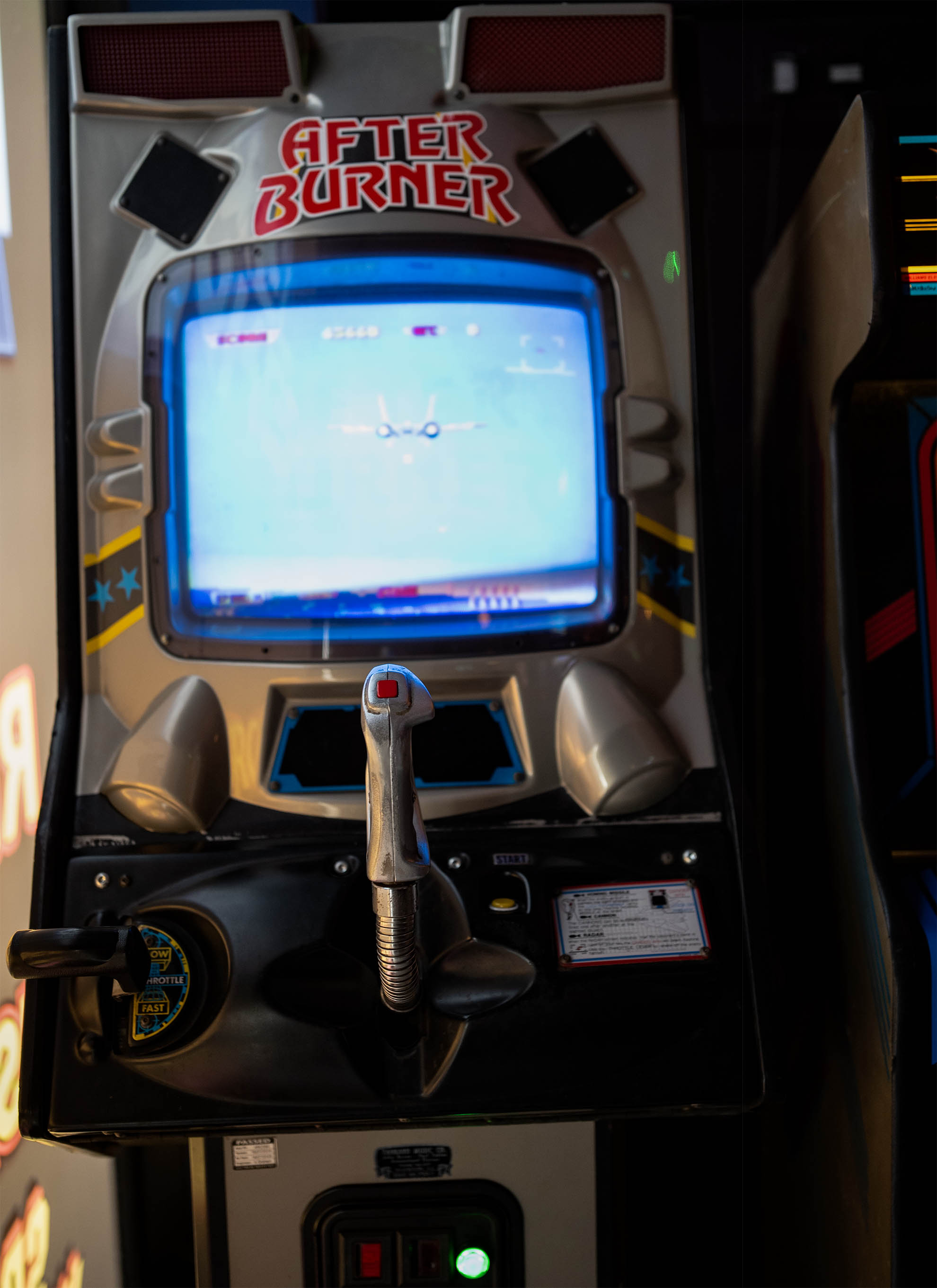 After Burner cabinet side art
