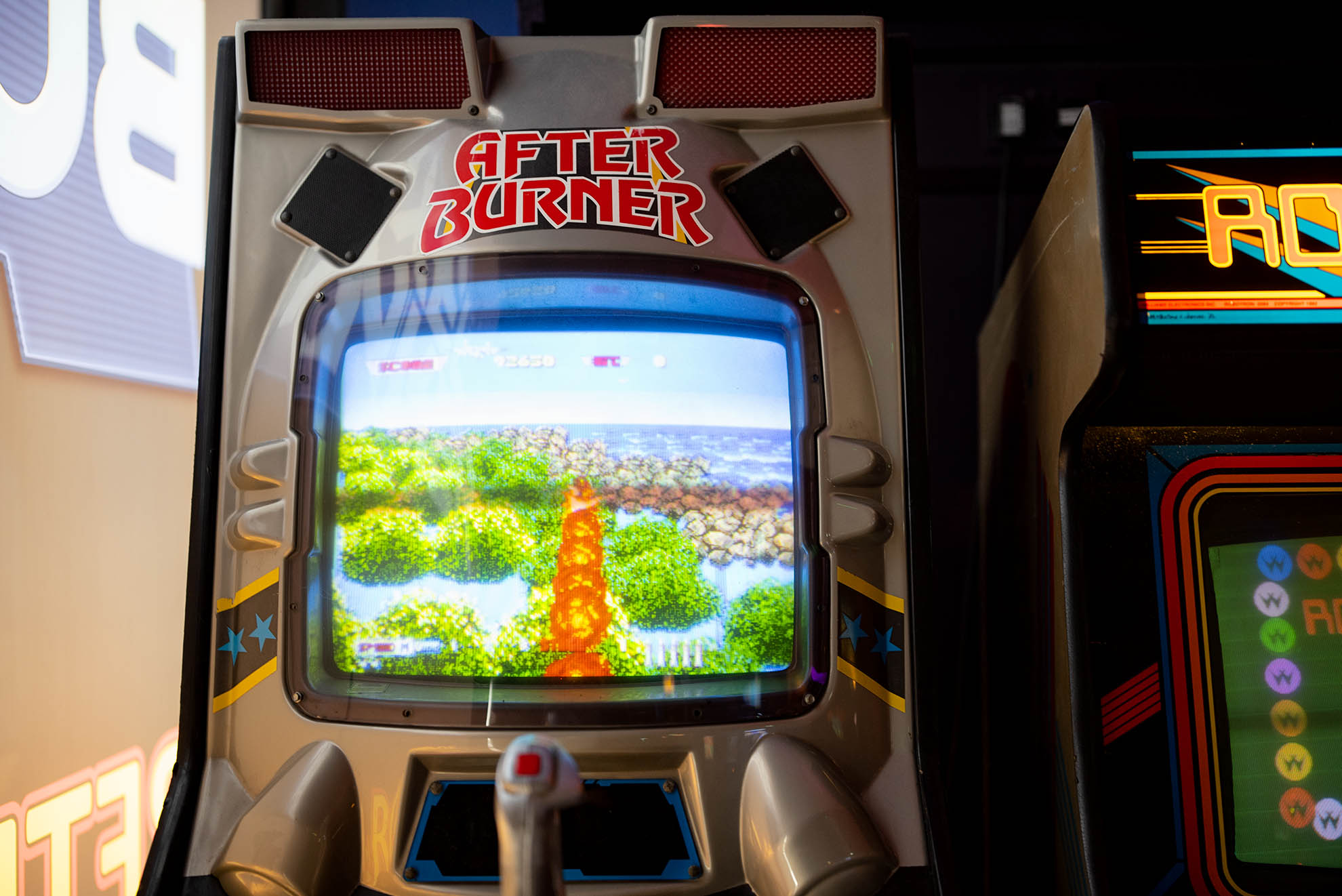 After Burner title screen