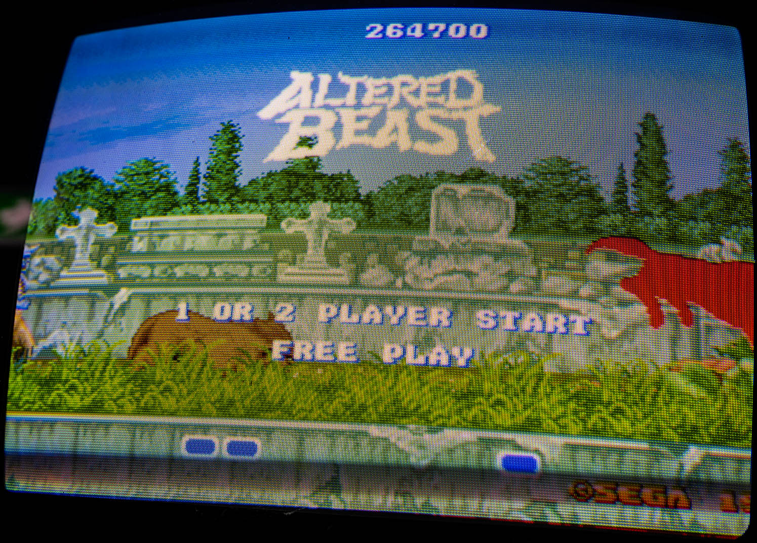 Gameplay showing the transformation sequence