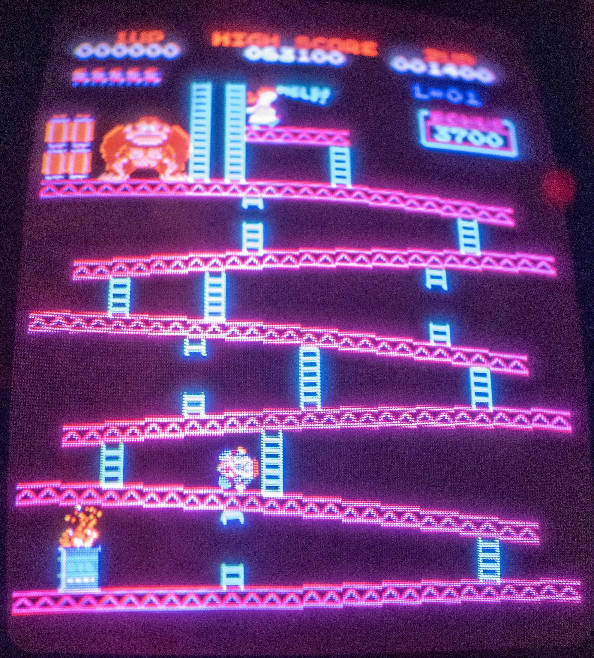 Arcade gameplay action
