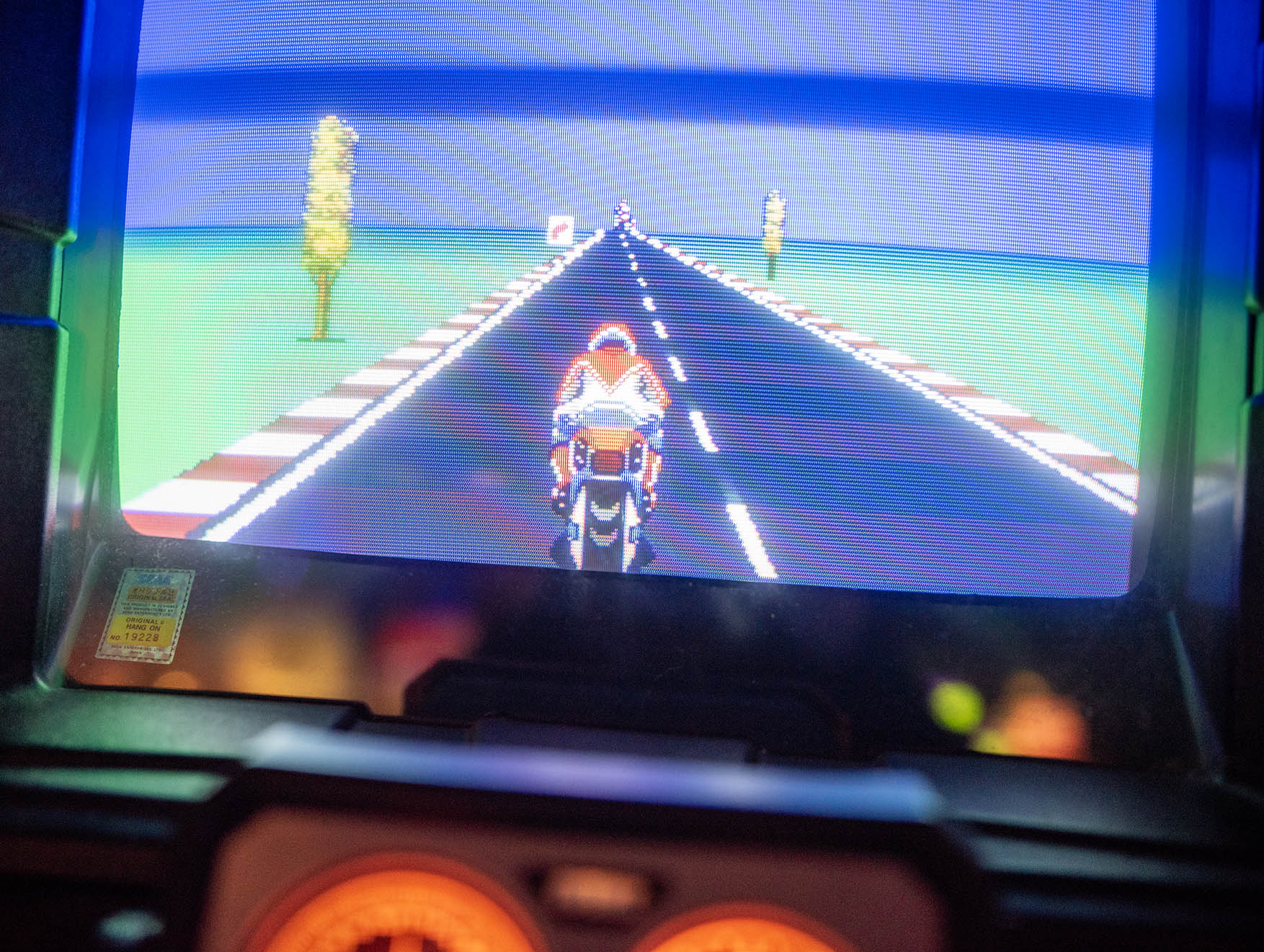 Hang-On classic gameplay