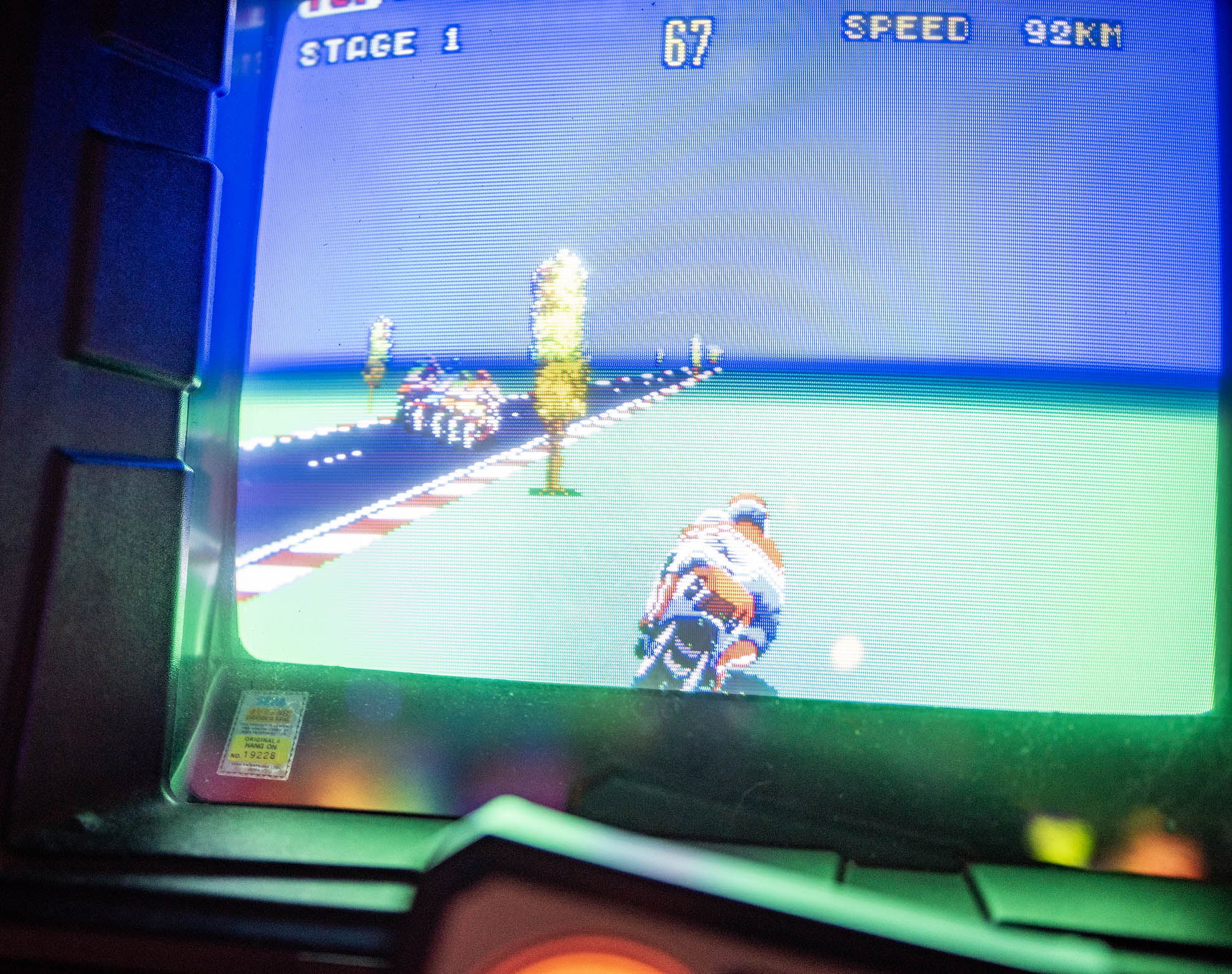 Hang-On racing screenshot