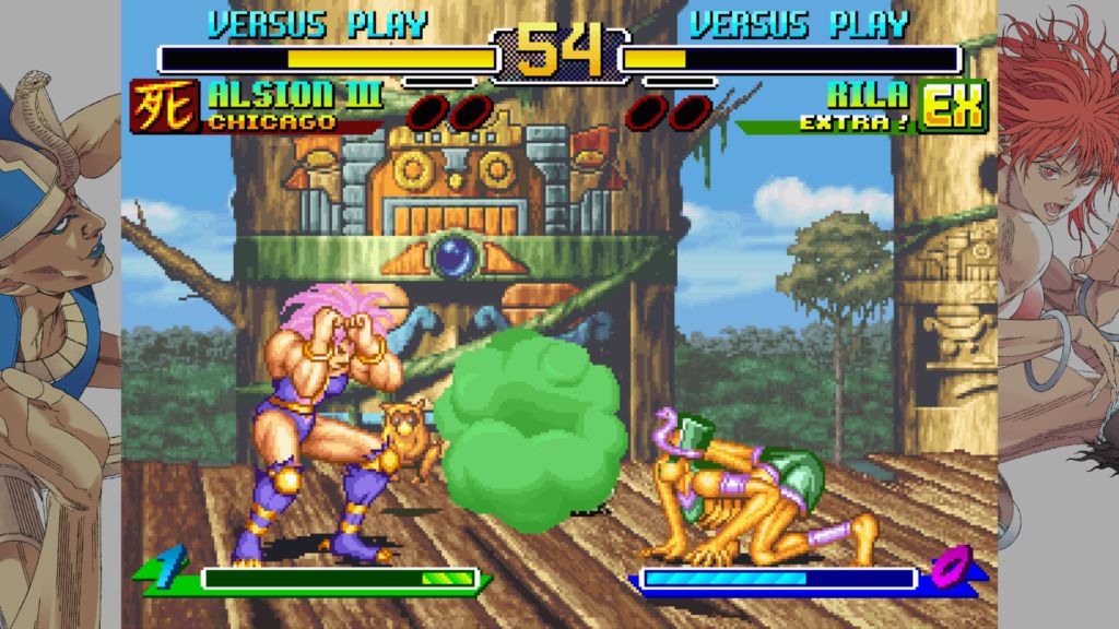 Character select screen showing full roster