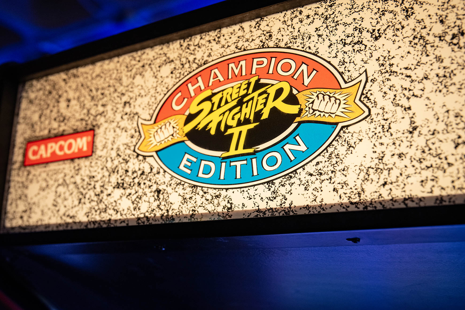 Street Fighter II Champion Edition cabinet side art