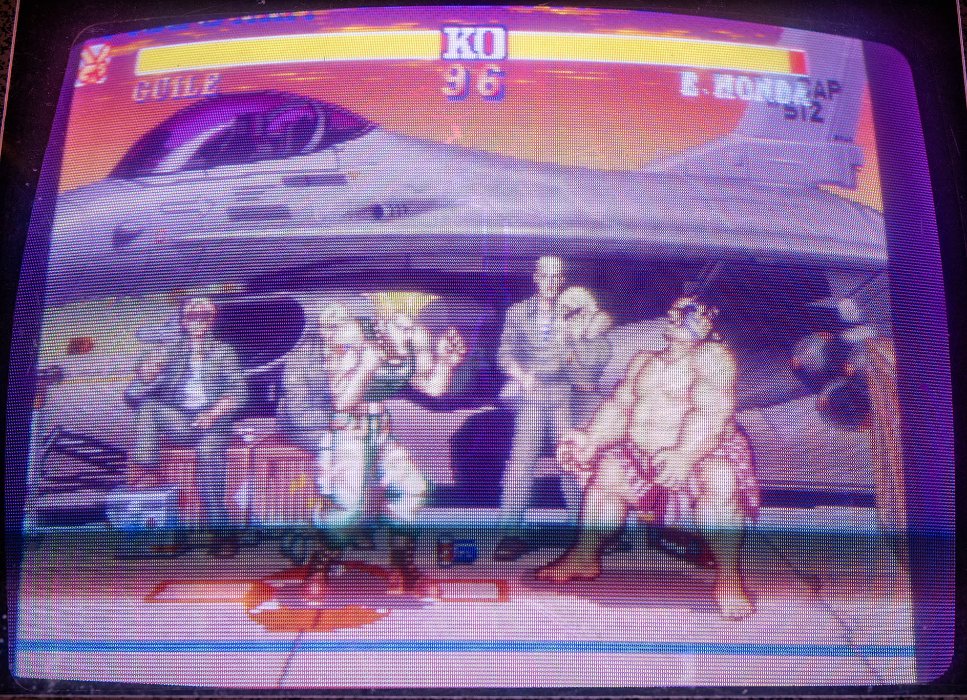 Street Fighter II gameplay action