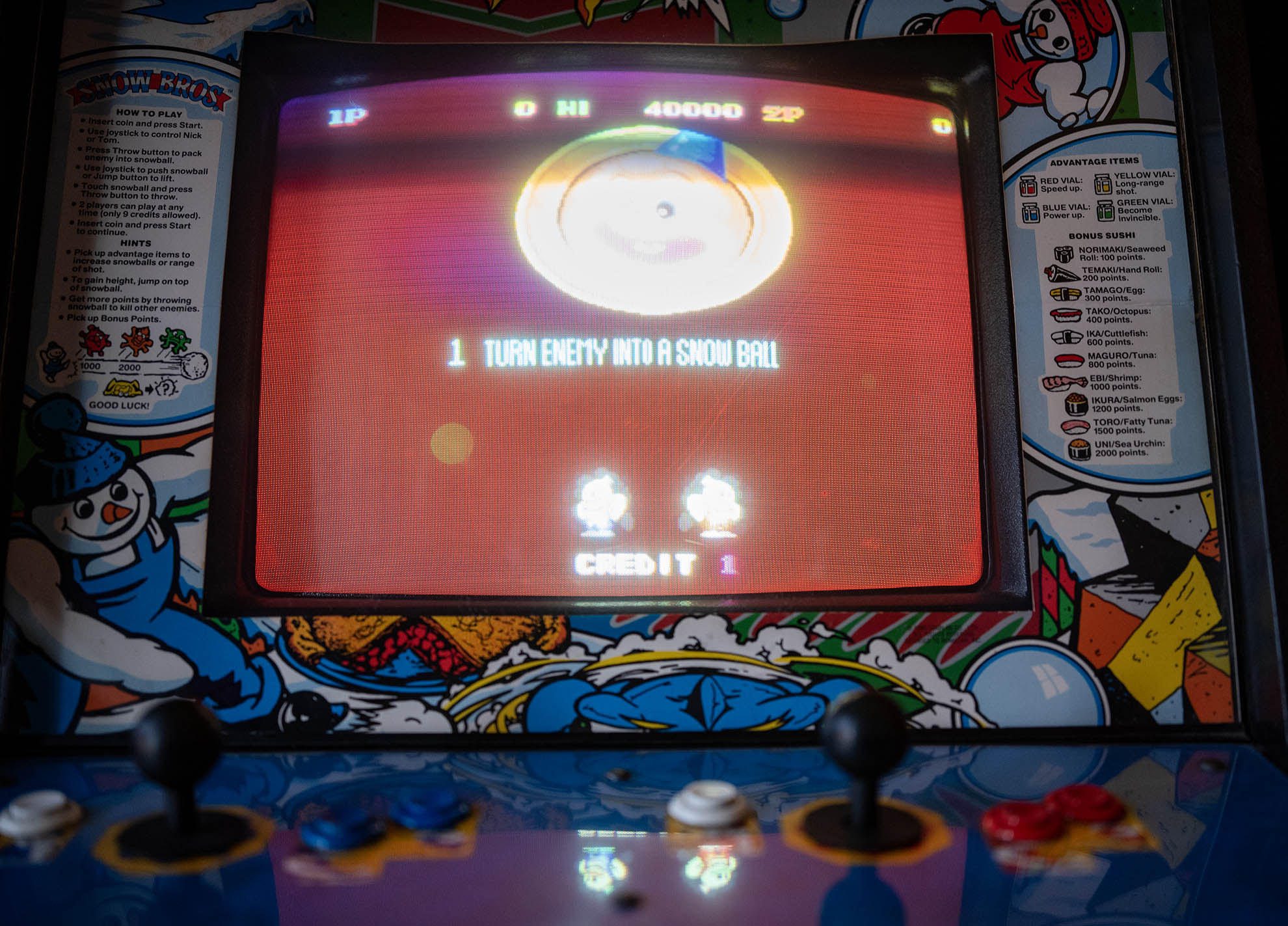 Special items and powerups