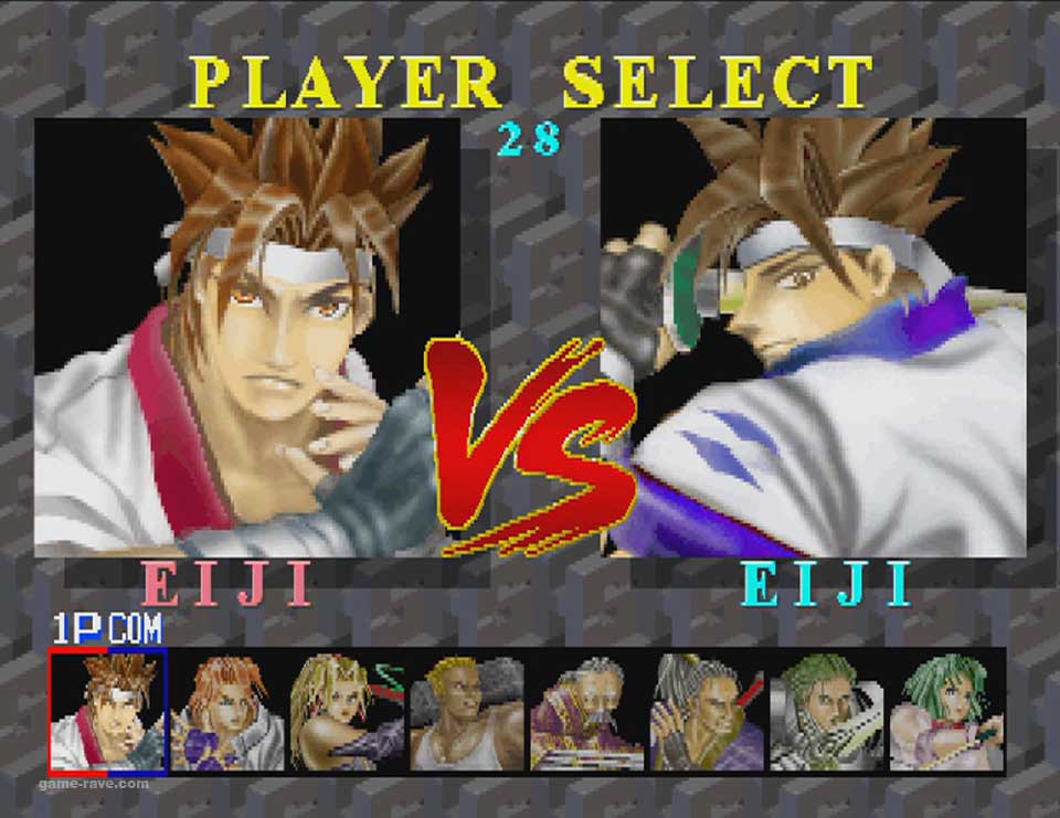 Toshinden gameplay battle
