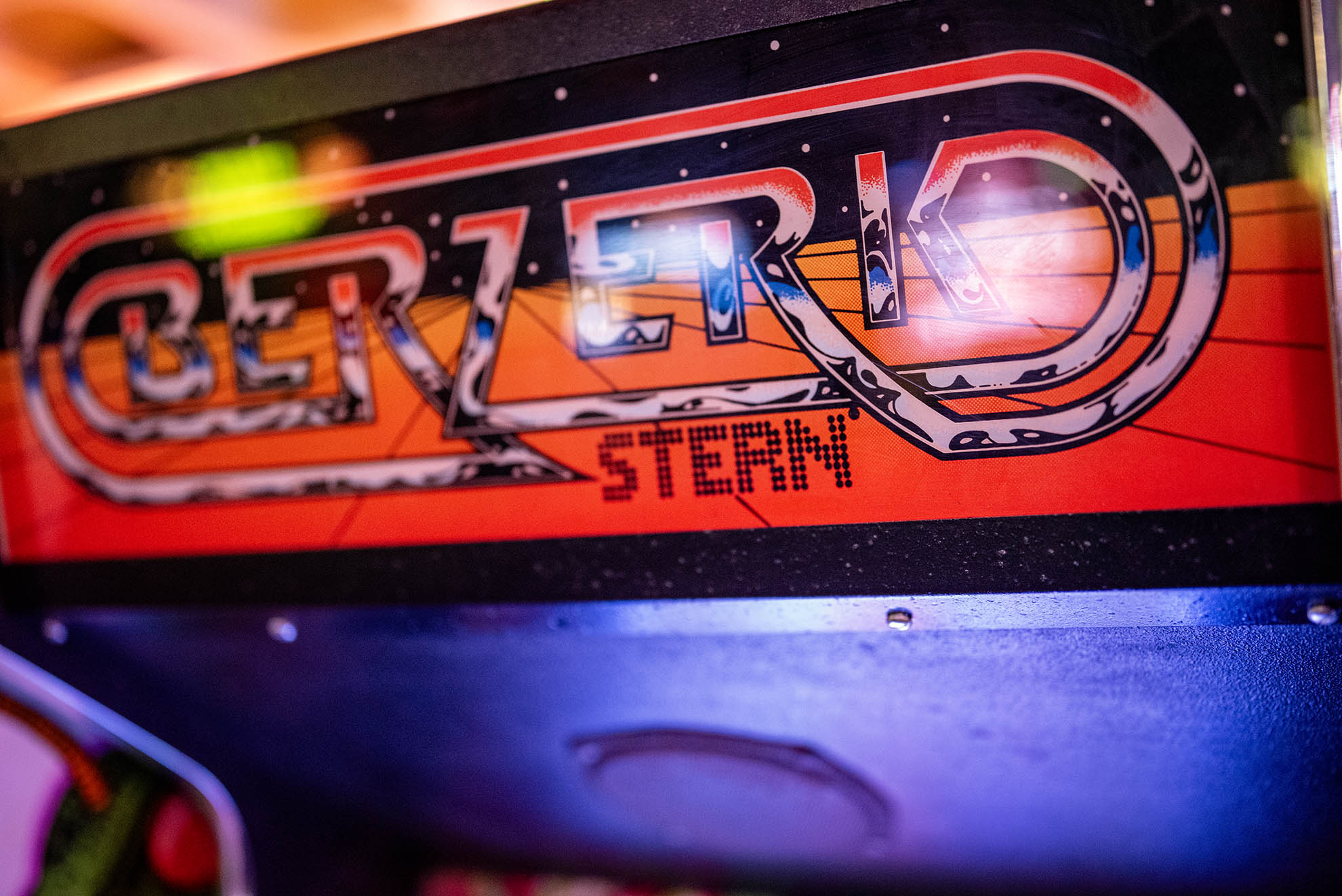 Berzerk arcade cabinet at The Pixel Bunker