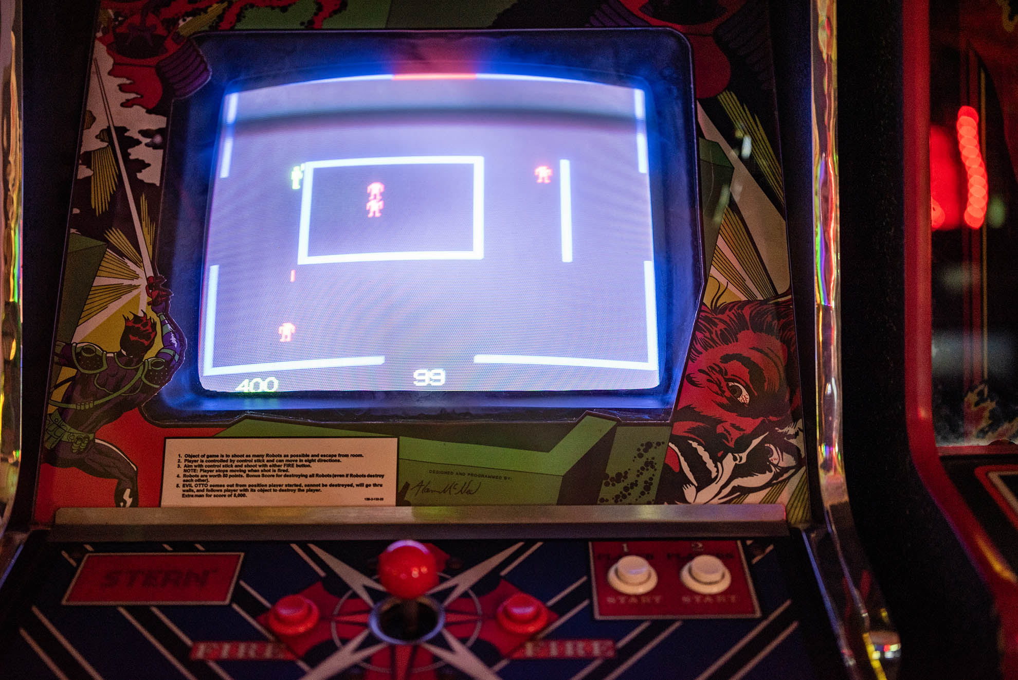 Berzerk arcade machine at The Pixel Bunker