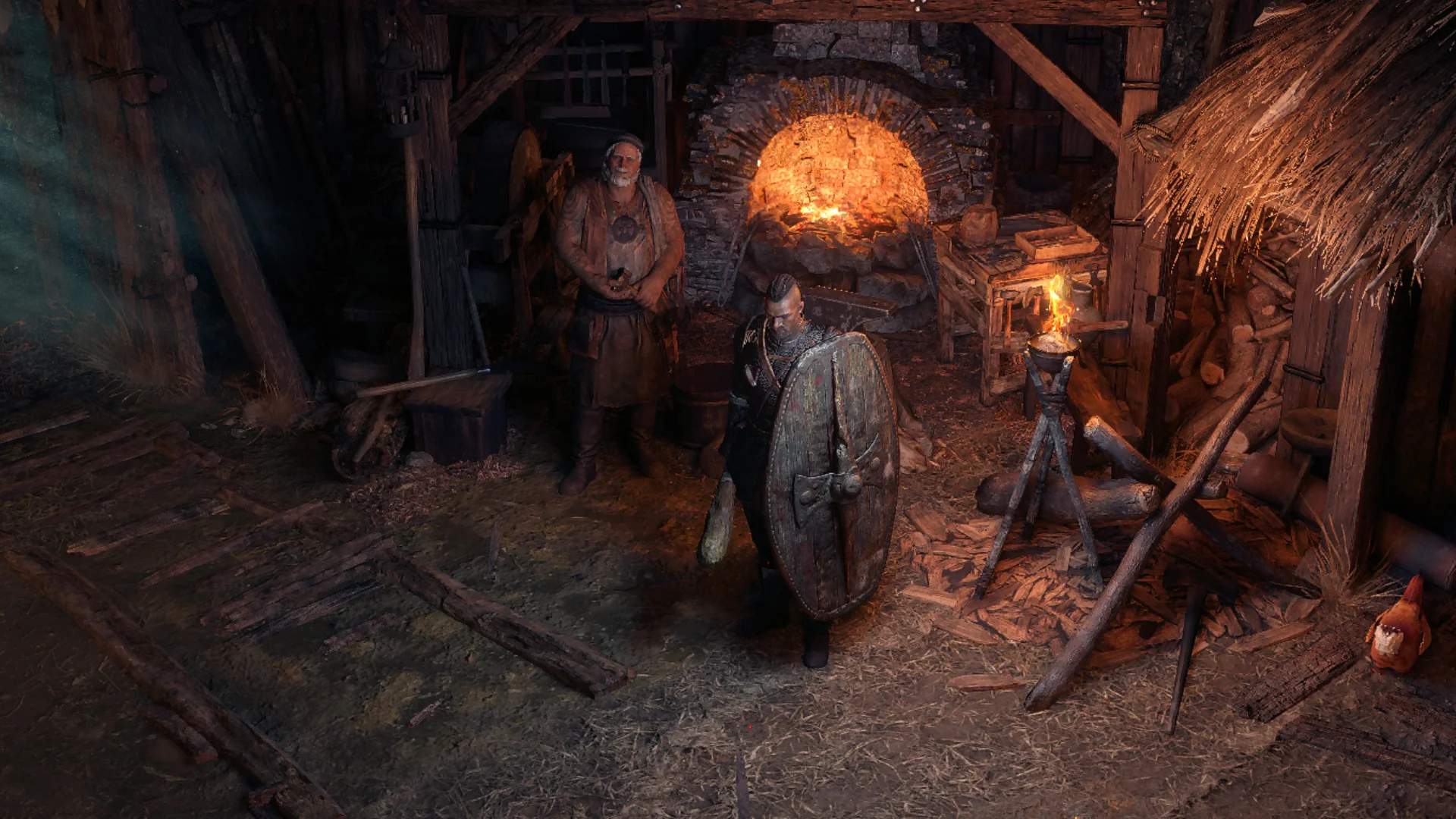 Warrior at the forge