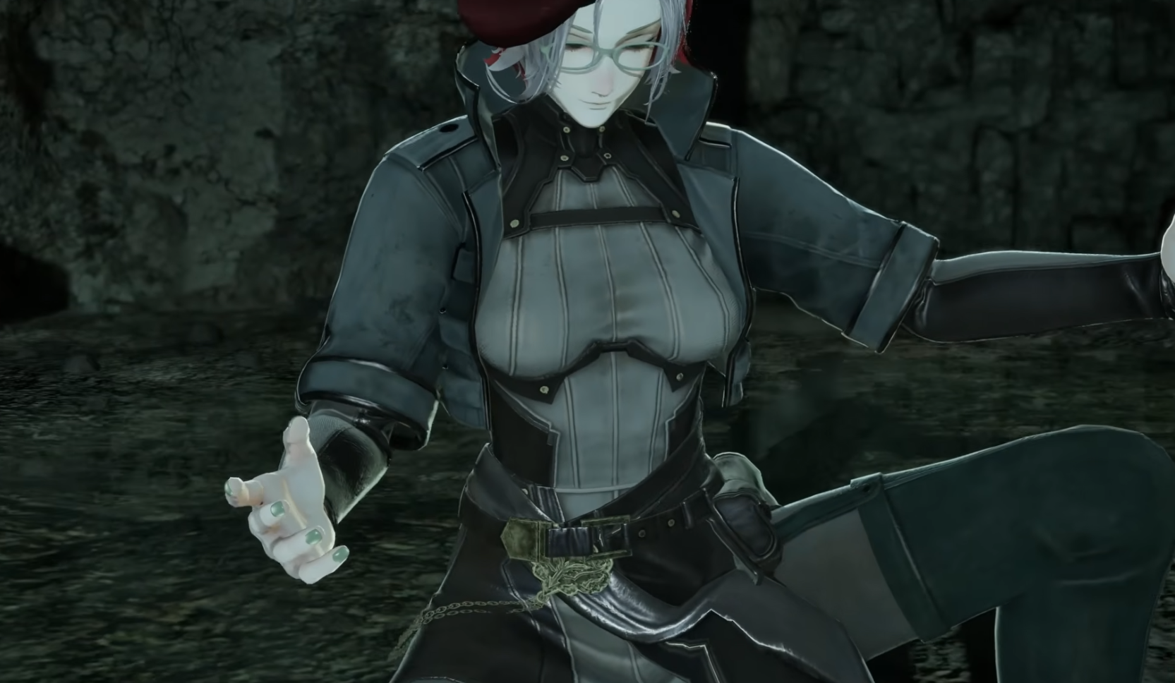 The protagonist, a resurrected vampire hunter