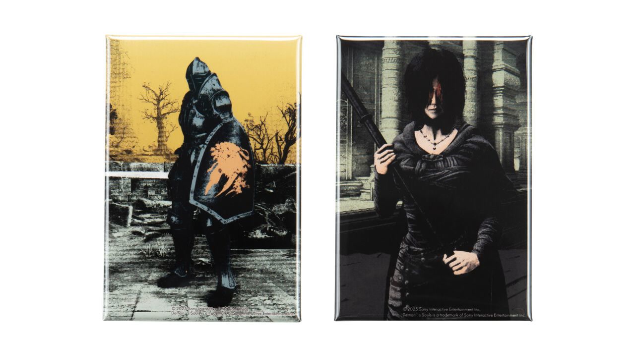 Demon's Souls magnets featuring the Slayer of Demons and Maiden in Black