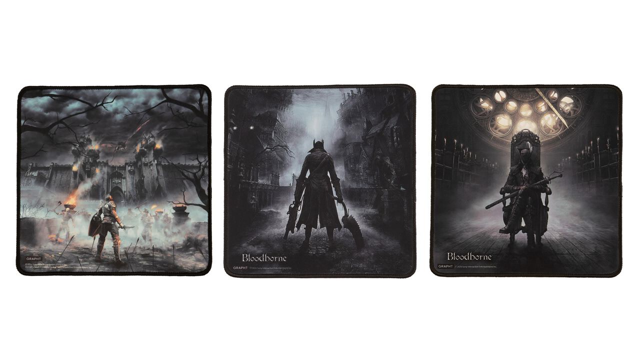 Bloodborne and Demon's Souls mousepads