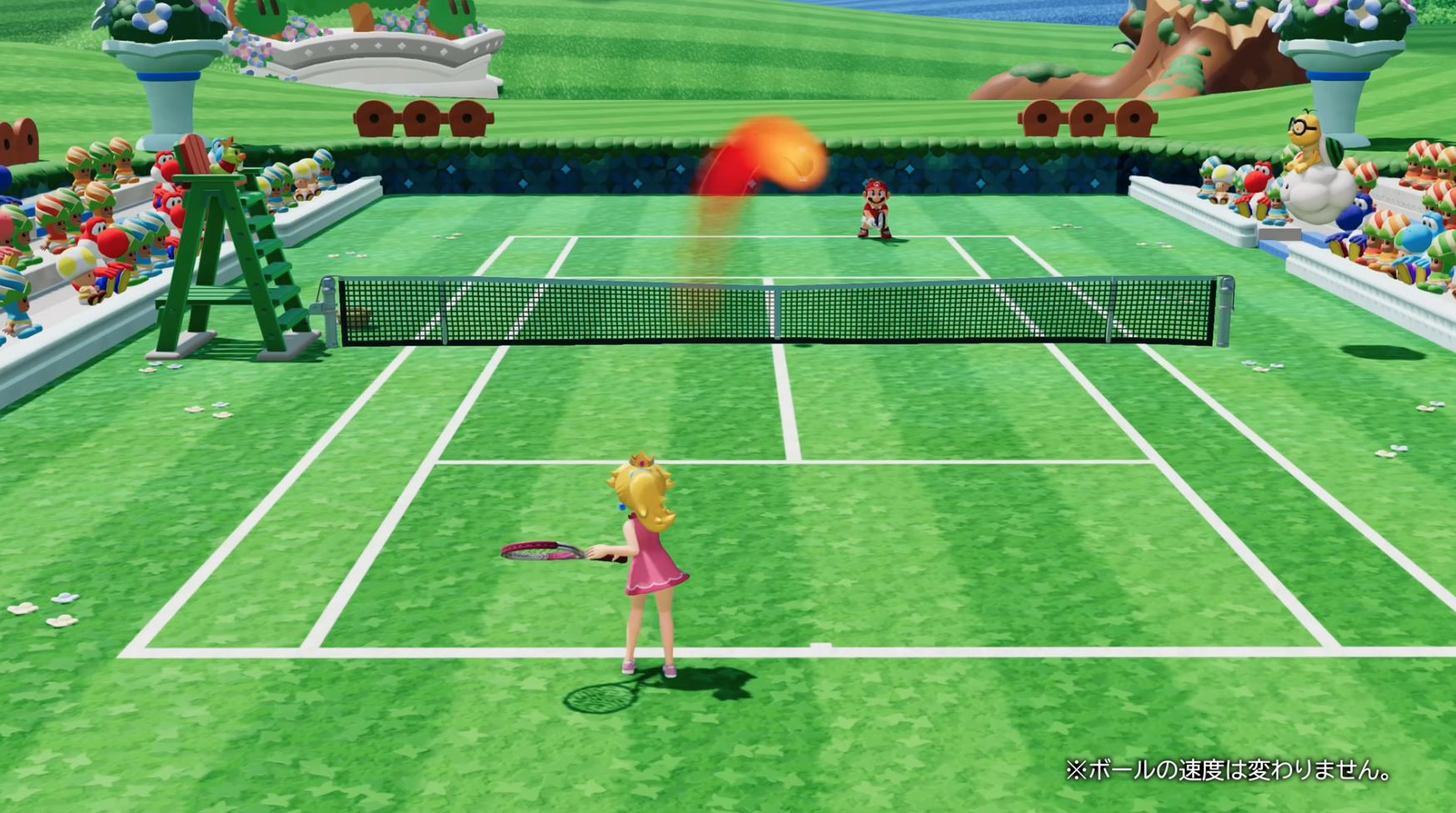 Various courts showcasing the game's visual variety